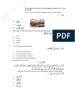 Latihan PAS Bahasa Arab Kelas 5