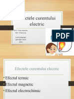 Efectele Curentului Electric