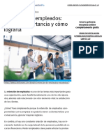 Retención de Empleados - Qué Es, Importancia y Cómo Lograrla