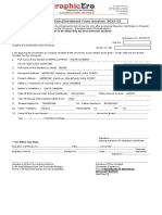 Report Enrollment Form GEU