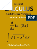 Essential Calculus Skills Practice Workbook With Full Solutions