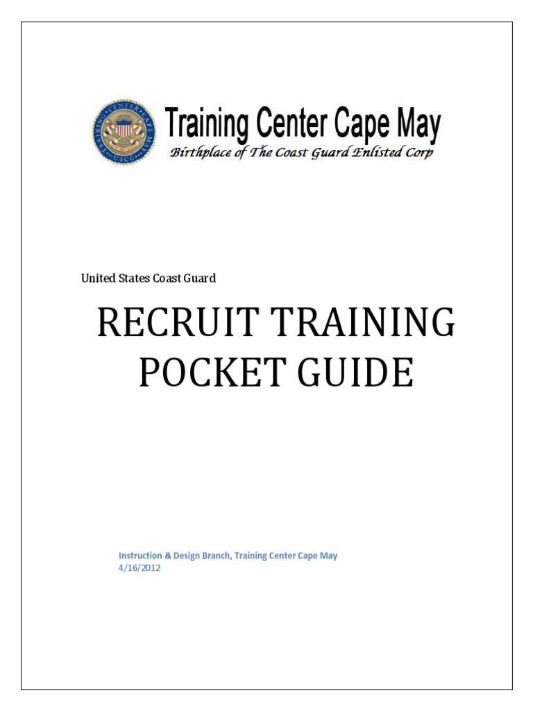 Recruit Training Pocket Guide PDF