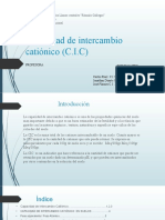 Capacidad de Intercambio Catiónico (CIC)