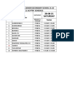 11-A2 PTM Schedule