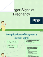 Danger Signs of Pregnancy - Student