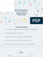 PBE Refinements Using Equilibrium Dominance Criteria