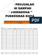 Buku Penjualan Bank Sampah