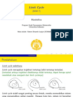 Teorema Poincaré-Bendixson dan Limit Cycle