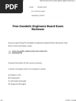 Free Geodetic Engineers Board Exam Reviewer