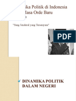 Dinamika Politik Di Indonesia Pada Masa Orde Baru