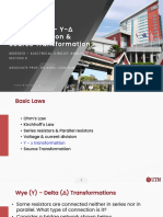 Basic Laws - Delta-Wye and Source Transformation