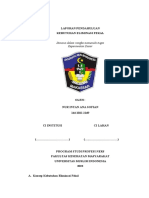 LAPORAN ELIMINASI FEKAL