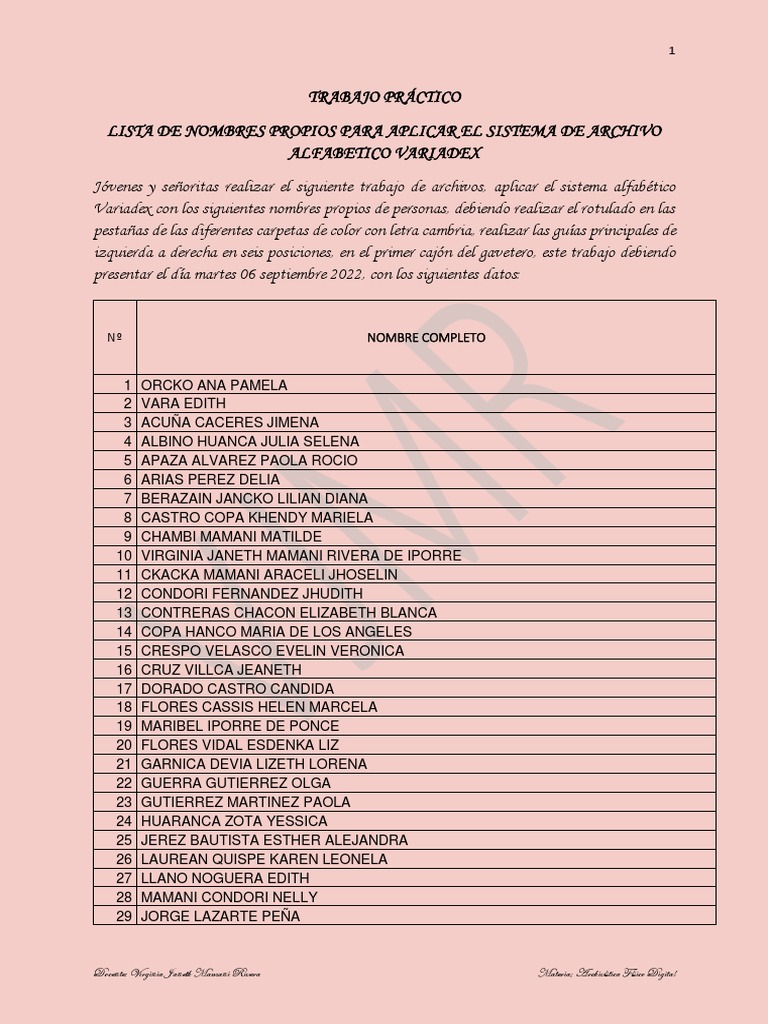Sistema de Archivo Alfabetico Variadex | PDF
