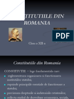 CONSTITUTIILE DIN ROMANIA XII