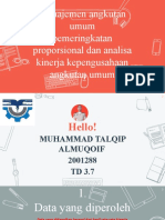 Muhammad Talqip TD 3.7 Pemeringkatan Proporsional Dan Analisa Kinerja Kepengsuhaan Angkutan Umum