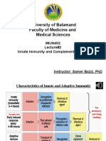 Lecture 2 - Innate Immunity & Complement System