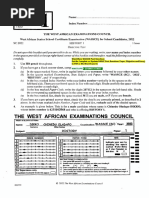 Free WASSCE History Past Questions PDF Download