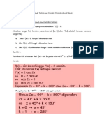 Aplikasi Turunan Fungsi Trigonomotri#2
