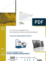 INTRODUÇÃO AOS CICLOS DE TORNEAMENTO - Fanuc