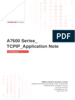 A7600 Series TCPIP Applicati0n Note V1.00