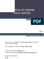 Infinitive of Purpose Grammar Drills Grammar Guides - 132384