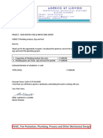 Quotation IMCB Plumbing Analysis and Plan Sign and Seal