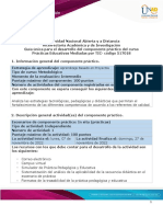 Guía para El Desarrollo Del Componente Práctico y Rúbrica de Evaluación - Unidad 3 - Paso 4 - Componente Práctico - Práctica Educativa y Pedagógica