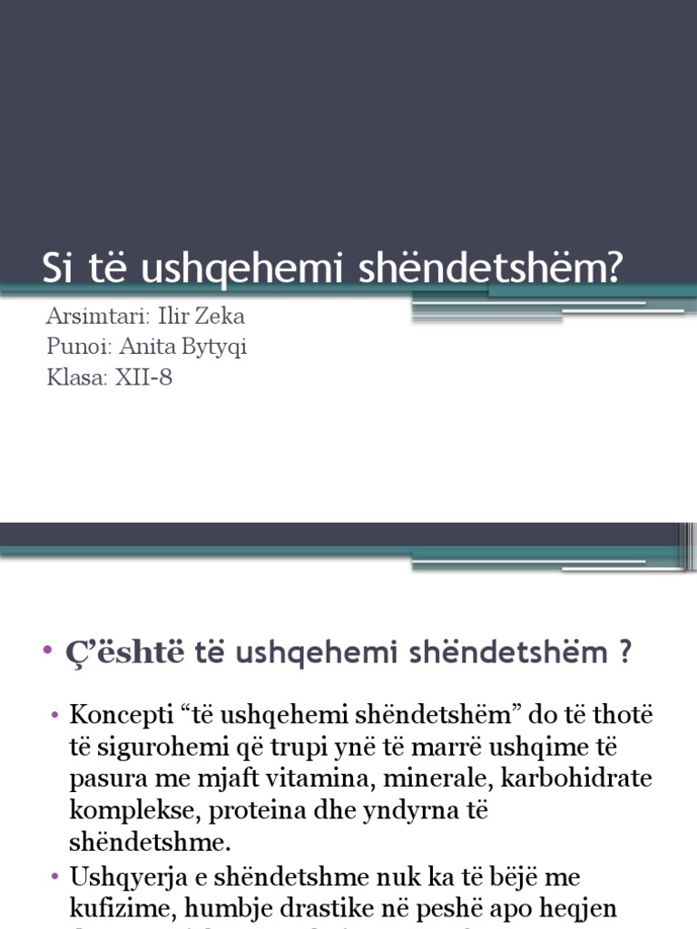 Si Të Ushqehemi Shëndetshëm Pdf