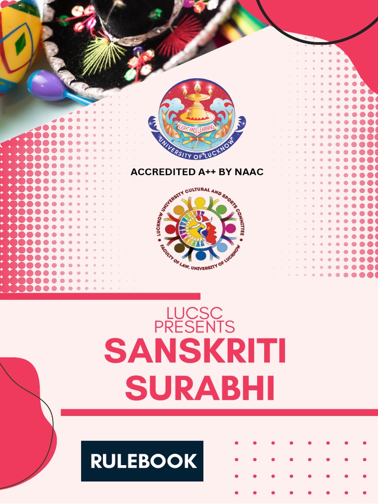 Sanskriti Surabhi 2022 Rulebook Download Free PDF Track And Field