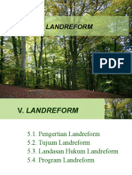 V. Landreform 