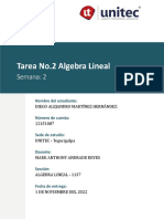Tarea 2 - Alegebra Lineal