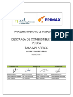OSS - PRX-GOP - PES-PE-01 DESCARGA DE COMBUSTIBLE Versión 4 - TASA MALABRIGO