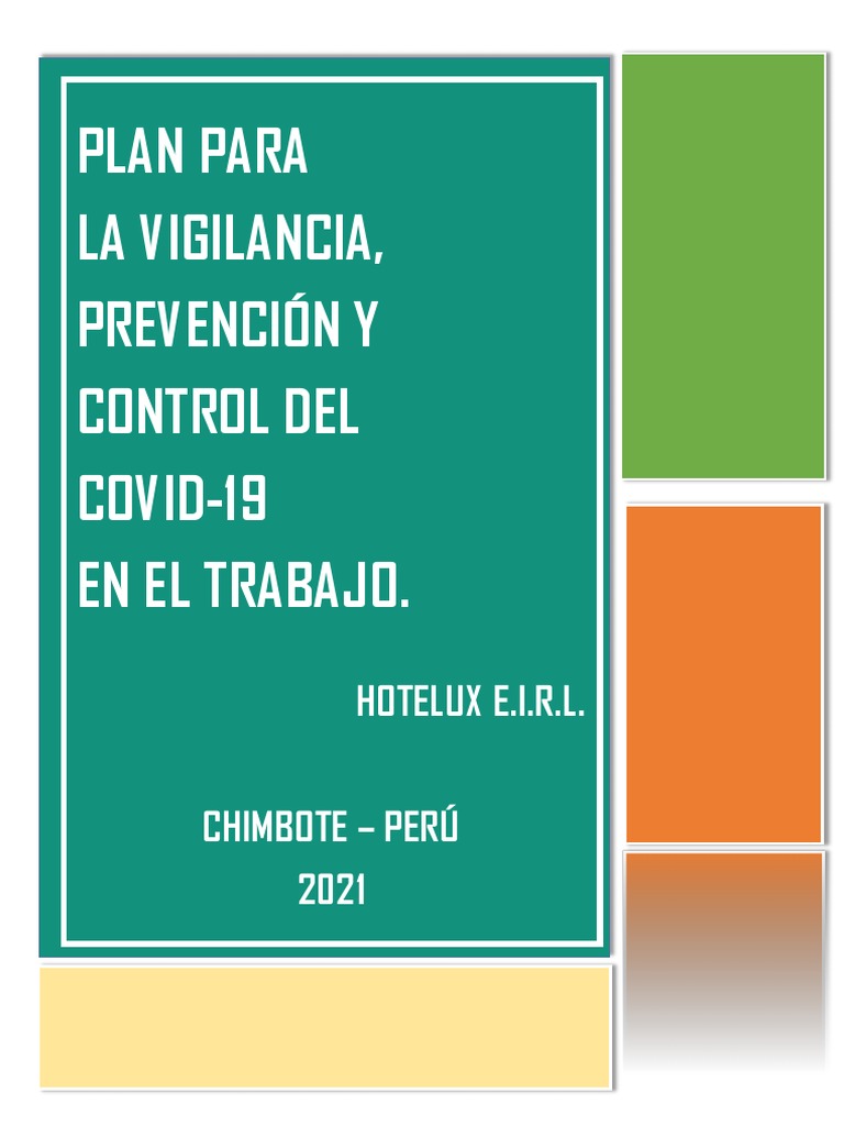 Plan para La Vigilancia Prevención y Control de Covid-19 - Hostal Relax ...