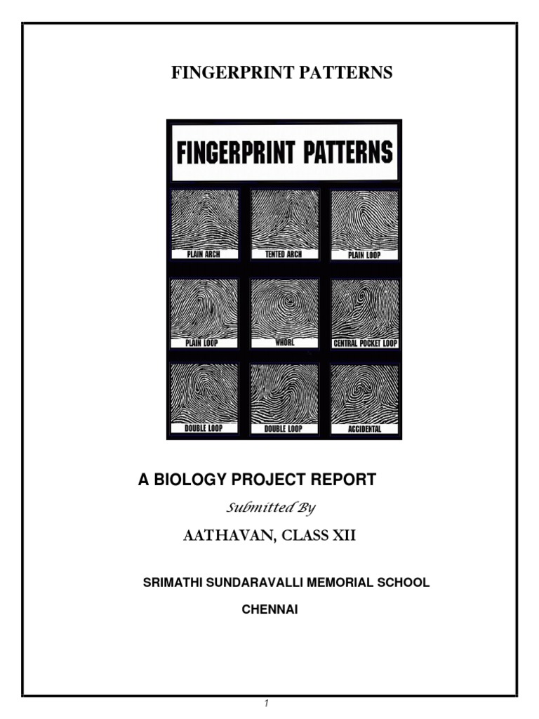 Fingerprint PDF Fingerprint