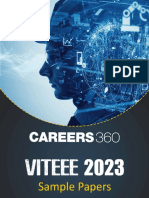 VITEEE 2023 - Sample Papers