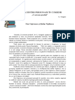 Relația Dintre Personaje În Comedie 2