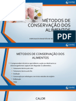 Métodos conservação alimentos