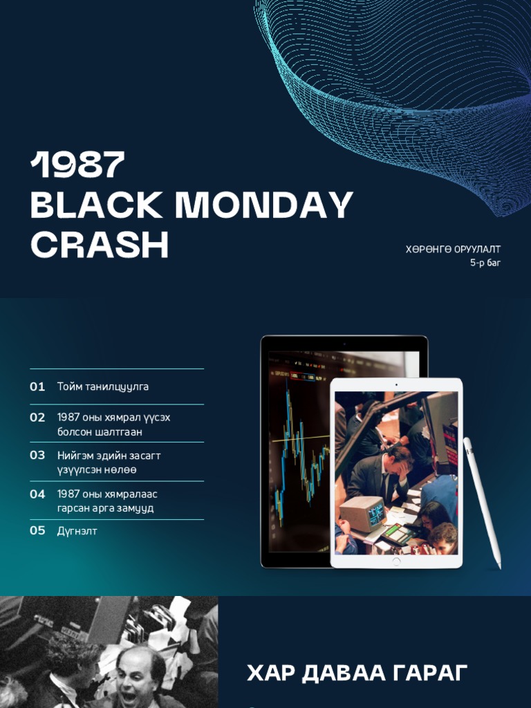 1987 Black Monday Crash PDF