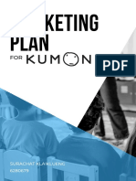 Kumon Market Plan Report From Surachat Klaiklueng 280679