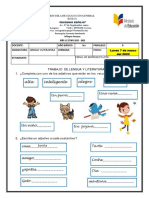 Evaluacion de Lengua PDF