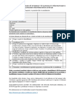 Formulari I Shprehjes Së Interesit Të Kandidatit Për Provimin e Kualifikimit Për Përkthyes Zyrtar