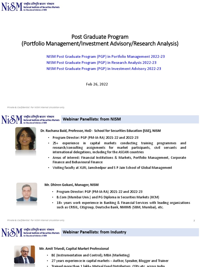 NISM PGP in Securities Market Overview | PDF | Securities (Finance ...