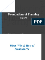 Topic#5 Foundations of Planning
