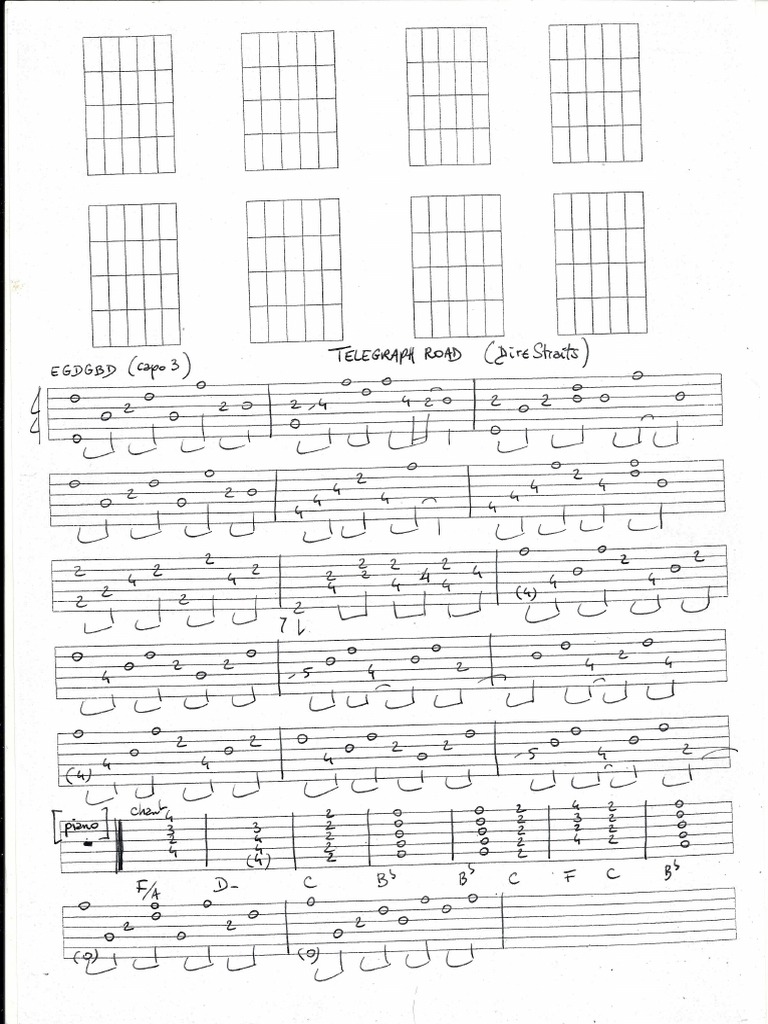 Telegraph Road Dire Straits PDF