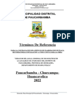 TDR - Placa Recordatoria