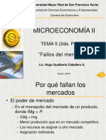 Tema 5 - 2da Parte - Fallos Del Mercado