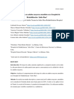 Riesgo de Caída en Adultos Mayores Atendidos en El Hospital de Rehabilitación "Julio Díaz"