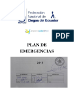 Plan de Emergencia. 011