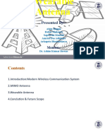 Wearable MIMO Antenna for Wireless Communication