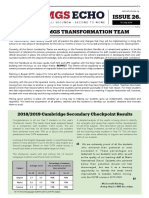 Matrix Schools Cambridge Secondary Checkpoint Results Analysis